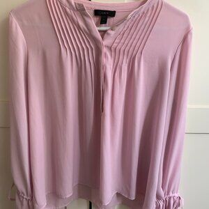 Jcrew Pink/Lavender Sheer Blouse